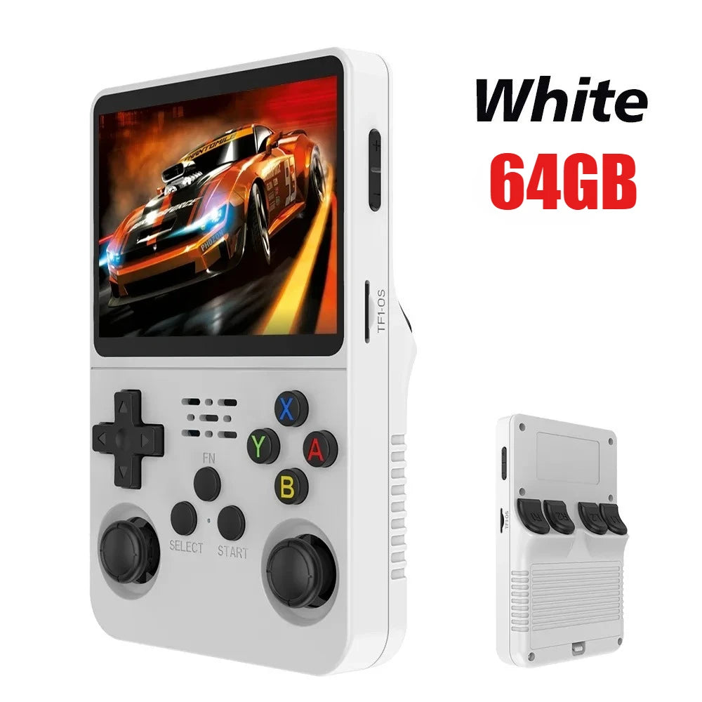 BOYHOM R36S Retro Handheld Video Game Console Linux System 3.5 Inch IPS Screen R35s Pro Portable Pocket Video Player 64GB Games